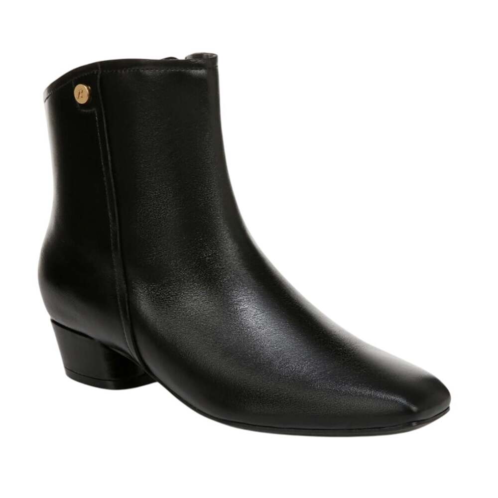 Naturalizer Womens Raffee Ankle Boots Size 7.5 M EU 38 Black Leather Booties NIB